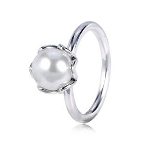 Pandora pearl sterling silver ring